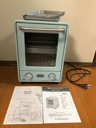 Toffy オーブントースター K-TS4【中古】レシピブック・説明書付