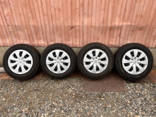195/65R15 冬4本セット スタッドレス 195/65-15  15インチ鉄ホイール