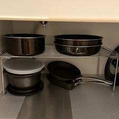 パール金属　シンク下　収納　積み重ね棚　美品！！