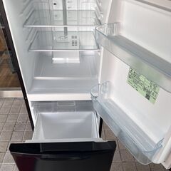 新生活 定価60000円！美品 パナソニック 2ドア ノンフロン冷凍冷蔵庫 NR-BW149C-K 138L 2017年製 ブラックの画像