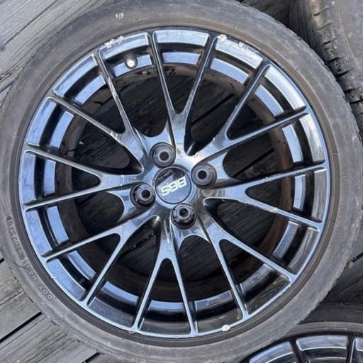 ロードスター RS純正オプション BBSホイール17×7J+45 ＆タイヤ4本セット