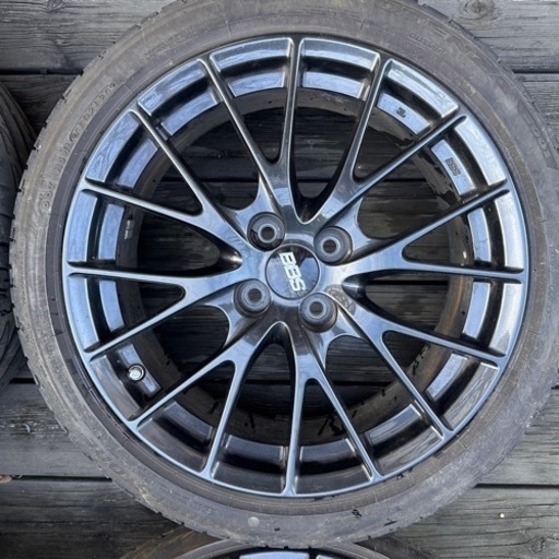 ロードスター RS純正オプション BBSホイール17×7J+45 ＆タイヤ4本セット