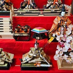 雛人形7段飾りの画像
