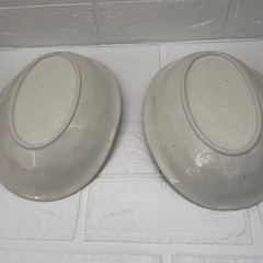 カレー皿２枚 サラダ皿１枚　３枚セット 飴付きの画像