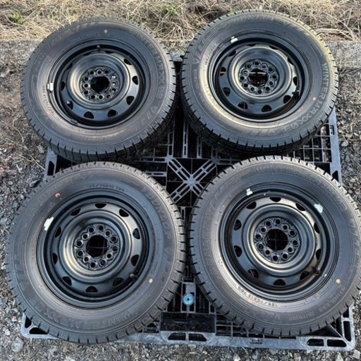 バリ山　スタッドレス　マルチホイール付　鐡ちん　軽自動車　コンパクトカー　軽トラ　軽バン