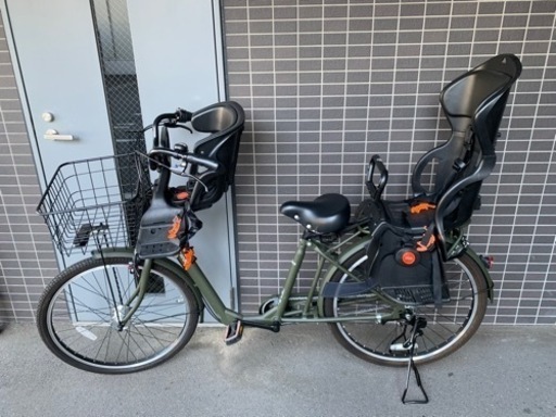 美品✨子供乗せ自転車  26インチ 3段変速 オートライト