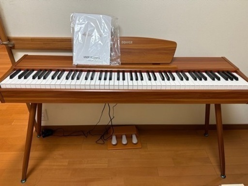 (ほぼ新品)インテリアに馴染む薄型電子ピアノ