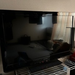 【1/21取引可の方限定値引き△1,000円】Panasonic 32型　テレビ　美品　外付けHDD付きの画像