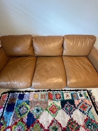 早い物勝ち！unico MOLN 3人掛けレザーソファ　ウニコ　モルン