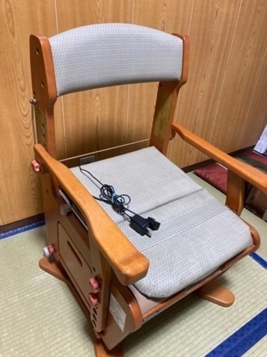 パナソニック 家具調 トイレ 介護 椅子 脱臭付き便座　レトロ