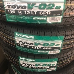 国産タイヤ4本セット145R12 (工賃込)軽バン、箱バン、軽トラック用<トーヨータイヤ>