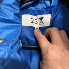 訳あり 23区 ダウンコート フード付きの画像