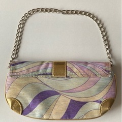 プッチ風　レディースバッグ　ショルダーバッグ ハンドバッグ チェーン　パーティーバッグの画像