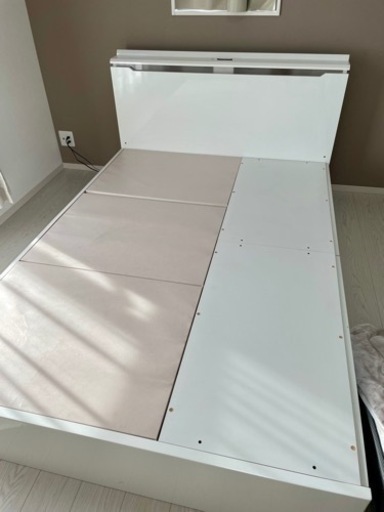 ニトリ 収納付 ダブルベッドフレーム