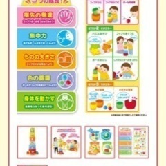 ⭐︎新品未開封⭐︎大きなコップタワー（わんわんとうーたん）の画像