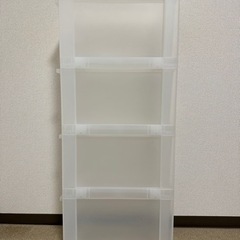 クリア収納棚の画像