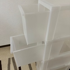 クリア収納棚の画像