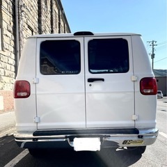 絶好調★ダッジバン！車検長！エアサス！バイクトランポ仕様！の画像