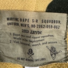 エイプのパーカーほぼ未使用❣️値下げ⭕️の画像