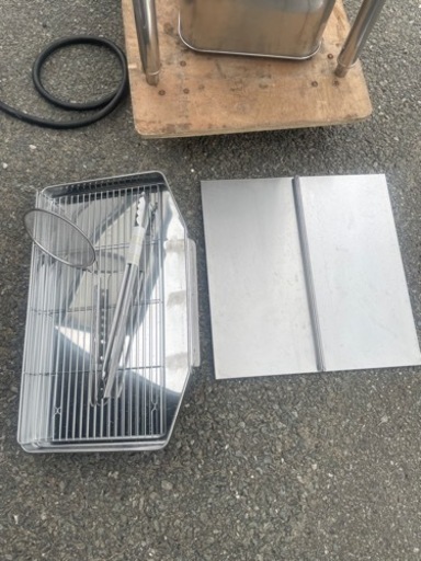 ■美品 中古品 マルゼン 電気フライヤー MEF-18E 2020年 3相200V 付属品多数 450ｘ600ｘ800ｍｍ 動作問題な