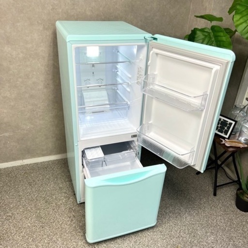 ☑︎ご成約済み? レトロでお洒落な2ドア冷蔵庫✨ 2019年製⭕️ アクアミント? 