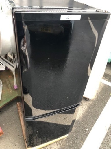 北九州市内配送無料　保証付き　三菱電機 MITSUBISHI ELECTRIC MR-P15C-B [冷蔵庫 （146L・右開き） 2ドア サファイアブラック]