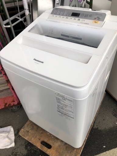 北九州市内配送無料　保証付き　パナソニック Panasonic NA-FA80H5-W [全自動洗濯機 8kg ホワイト]