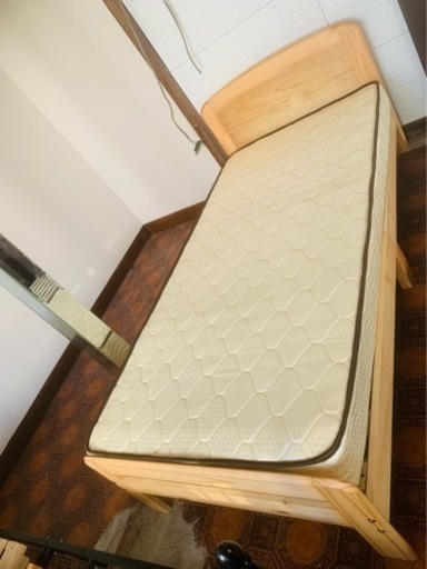 シングルベッド➕マットレス付き