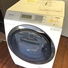 北九州市内配送無料　保証付き　NA-VX8700L-W ドラム式洗濯乾燥機 クリスタルホワイト [洗濯11.0kg /乾燥6.0kg /ヒートポンプ乾燥 /左開き]