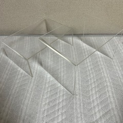無印良品　アクリル仕切り棚2個セットの画像