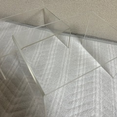 無印良品　アクリル仕切り棚2個セットの画像
