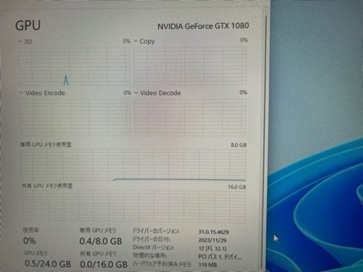 ゲーミングPC/i7-8700K/GTX 1080/32GB