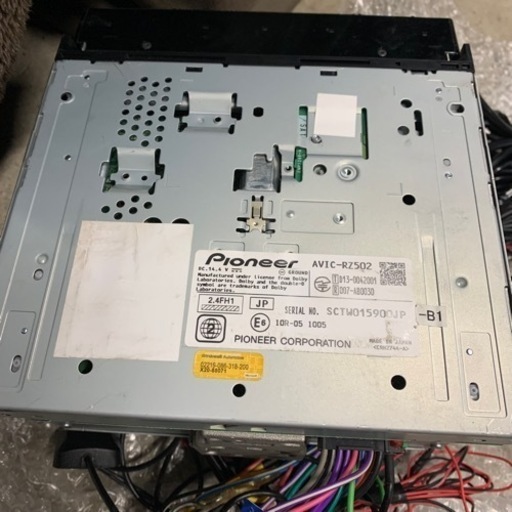 2018年式 Bluetooth carrozzeria AVIC-RZ501