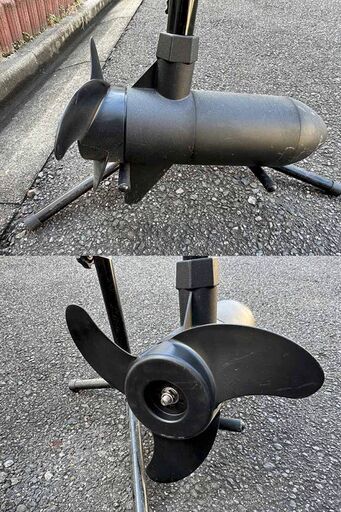 ハンドコン ハンドエレキ エレキ モーター 12V 55lbs 船外機 使用感少 Haswing Osapian 