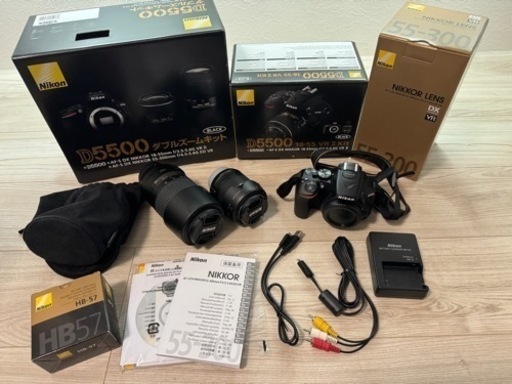 NIKON D5500 ダブルズームキット