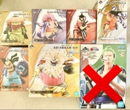 ワンピース 一番くじ 光月おでん ネコマムシ 河松 アシュラ 雷ぞう 錦えもん ゾロ 1番くじ ワノ国 ラストワン