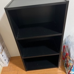 カラーボックス　黒
