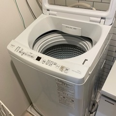 全自動洗濯機　AQUA  ホワイト
