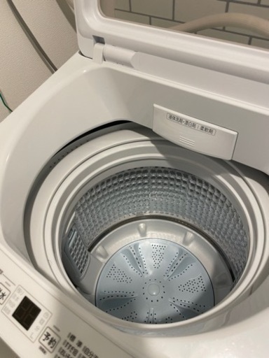 全自動洗濯機　AQUA  ホワイト