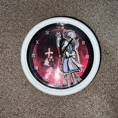 美品 ✿︎ 東方Project ミニ掛け時計 十六夜咲夜