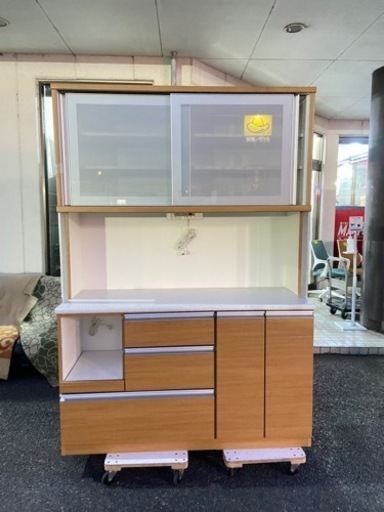 ニトリ キッチンボード モデナ140KB LBR