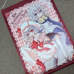 美品 ✿︎ 東方Project レミリア＆咲夜タペストリー B2...
