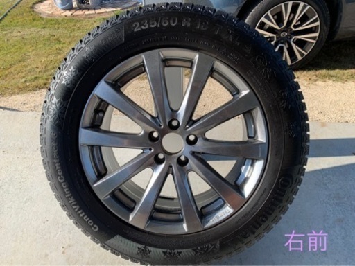 ボルボ　xc60スタッドレスタイヤホイールセット