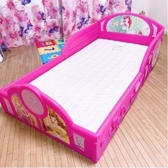 値引きしました　プリンセス 子ども用 トドラーベッド キッズ　合...