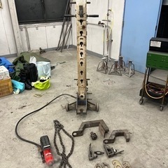 前田機工 オートポールタワー ポンプ   フレーム修正機 の画像