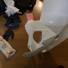 スーパーカブ90 レッグシールド　ジャンクの画像