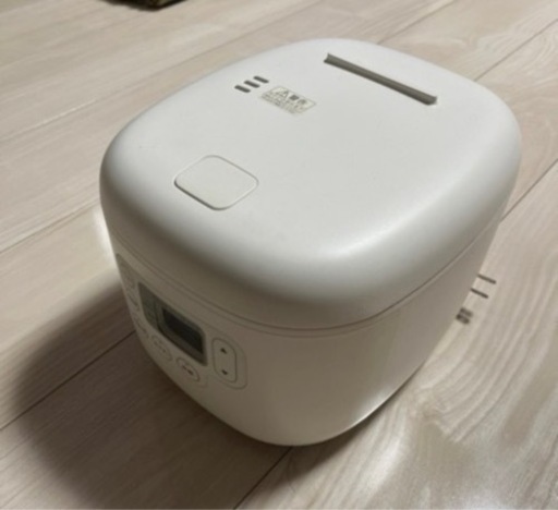 無印　炊飯器　3号炊き　女性一人暮らし使用　美品
