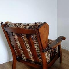 オールドカリモク/初期レアモデル/1人掛ソファー コロニアルシリーズ