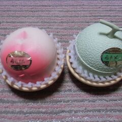 ●無料● インテリア 国産メロン & 国産桃 飾り 小物入れにも 差し上げます。＊石川県＊美川より＊期間限定