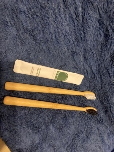 何便サンズの歯磨き。歯ブラシセット。2本